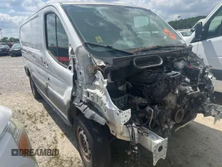 2015 Ford Transit Cargo with VIN 1FTNR1ZM6FKA68033, listed as a IAAI auction lot 42195628 with 161,341 mi miles. Bid and sale history available at carsss.com. Image 1.