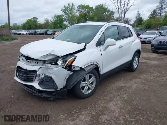 2020 Chevrolet Trax LT with VIN 3GNCJLSB9LL143621, listed as a IAAI auction lot 42253775 with 63,822 mi miles and . Bid and sale history available at DreamBid. Image 2.
