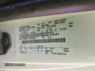 2007 Ford Econoline Cargo Commercial with VIN 1FTNE24L57DA53187, listed as a IAAI auction lot 42302365 with Not provided miles and . Bid and sale history available at DreamBid. Image 9.