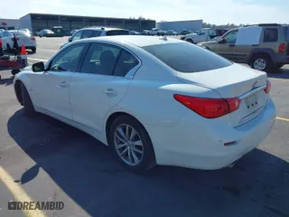 2016 Infiniti Q50 3.0t Premium with VIN JN1EV7AP9GM301075, listed as a IAAI auction lot 41471934 with NaN miles. Bid and sale history available at carsss.com. Image 3.