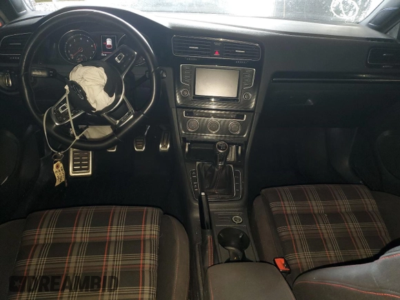 2017 Volkswagen Golf GTI S with VIN 3VW5T7AUXHM067363, listed as a Copart auction lot 59612453 with 81,618 mi miles. Bid and sale history available at carsss.com. Image 8.
