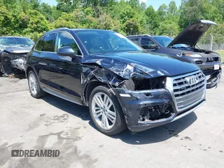 2018 Audi Q5 Premium Plus z VIN WA1BNAFYXJ2159153, wystawiony jako IAAI lot #42177133 z przebiegiem 64 816 mil mil oraz . Historia ofert i sprzedaży dostępna na DreamBid. Obrazek 1.
