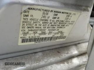 2007 Nissan Maxima 3.5 SE with VIN 1N4BA41E07C801047, listed as a Copart auction lot 65402464 with 166,201 mi miles and Clean Title. Bid and sale history available at carsss.com. Image 12.