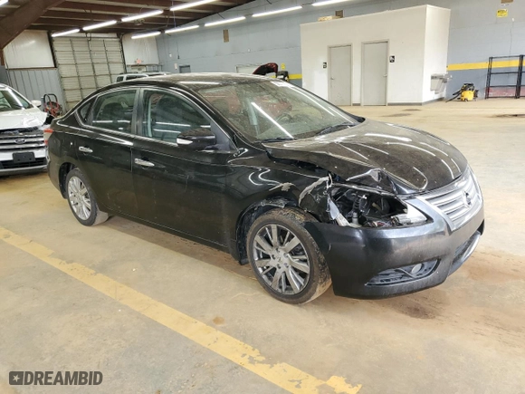 2013 Nissan Sentra SV with VIN 3N1AB7AP3DL657308, listed as a Copart auction lot 50704665 with 213,802 mi miles and Salvage Title. Bid and sale history available at carsss.com. Image 4.