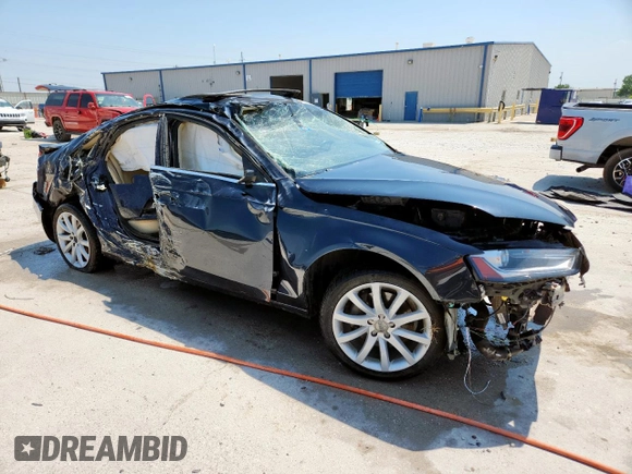 2013 Audi A4 Premium Plus с VIN WAUFFAFL4DN029264, выставлен на аукционе Copart как лот 59188885 с пробегом Не указан миль и Списание • Salvage title. История ставок и продаж доступна на DreamBid. Изображение 4.