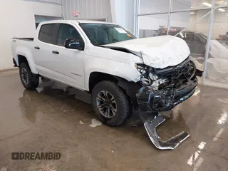 2022 Chevrolet Colorado 4WD Z71 z VIN 1GCGTDEN1N1131327, wystawiony jako IAAI lot #41953055 z przebiegiem 40 286 mil mil oraz . Historia ofert i sprzedaży dostępna na DreamBid. Obrazek 1.