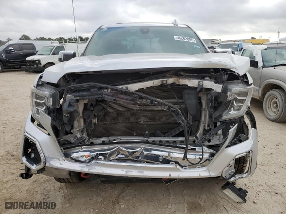 2021 GMC Sierra 1500 SLT with VIN 3GTU9DED1MG256465, listed as a Copart auction lot 44262085 with 54,772 mi miles and Salvage Title. Bid and sale history available at carsss.com. Image 5.
