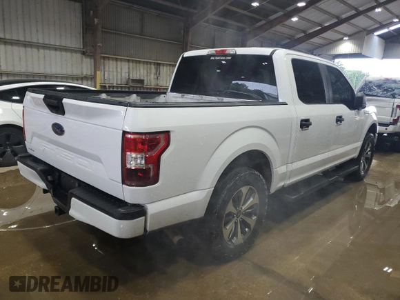 2019 Ford F-150 XL with VIN 1FTEW1C59KKC32296, listed as a Copart auction lot 60960505 with 163,942 mi miles and Clean title. Bid and sale history available at DreamBid. Image 3.