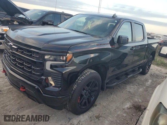 2024 Chevrolet Silverado 1500 RST with VIN 1GCPADED7RZ207847, listed as a Copart auction lot 76669534 with 11,898 mi miles and Salvage Title. Bid and sale history available at carsss.com. Image 1.