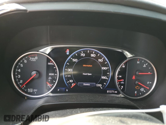2020 Chevrolet Blazer RS with VIN 3GNKBERS2LS602195, listed as a Copart auction lot 59052535 with 81,371 mi miles and Salvage title. Bid and sale history available at DreamBid. Image 9.