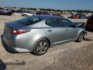 2015 Kia Optima Hybrid EX with VIN KNAGN4ADXF5082191, listed as a Copart auction lot 62502704 with 120,657 mi miles and Salvage Title. Bid and sale history available at carsss.com. Image 3.