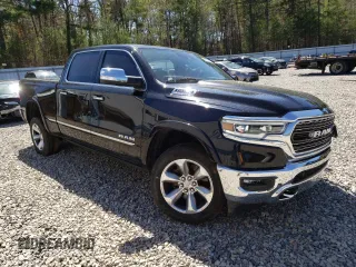 2021 Ram 1500 Limited with VIN 1C6SRFPT4MN505203, listed as a Copart auction lot 54476585 with 43,097 mi miles and Salvage title. Bid and sale history available at DreamBid. Image 4.
