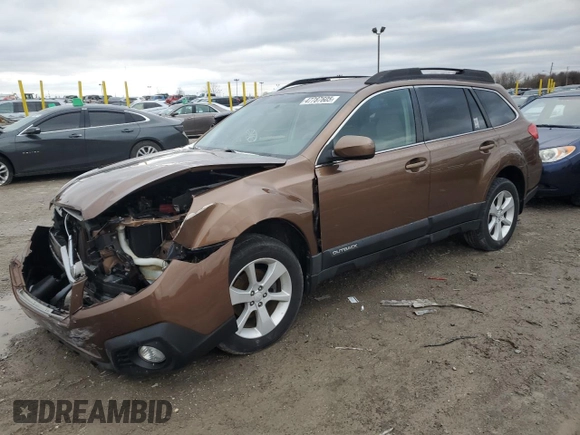 2013 Subaru Outback Premium with VIN 4S4BRCBC7D3267286, listed as a Copart auction lot 47787605 with 125,747 mi miles and Clean Title. Bid and sale history available at carsss.com. Image 1.
