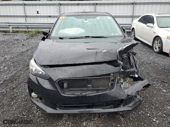 2017 Subaru Impreza with VIN 4S3GTAA68H1717587, listed as a Copart auction lot 74004764 with 123,765 mi miles and Salvage Title. Bid and sale history available at carsss.com. Image 5.