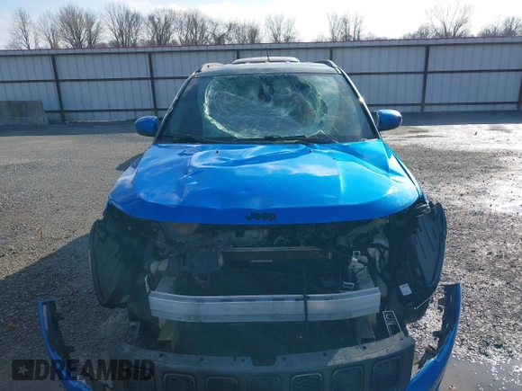 2019 Jeep Compass Latitude with VIN 3C4NJDBB3KT619609, listed as a IAAI auction lot 41173812 with 144,375 mi miles. Bid and sale history available at carsss.com. Image 13.