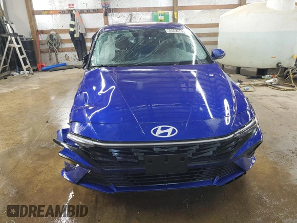 2024 Hyundai Elantra SEL z VIN KMHLM4DG7RU821582, wystawiony jako Copart lot #60502485 z przebiegiem 27 736 mil mil oraz Nie do naprawy • Non repairable. Historia ofert i sprzedaży dostępna na DreamBid. Obrazek 5.