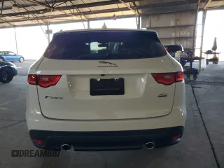 2018 Jaguar F-Pace 35t Prestige with VIN SADCK2EV9JA247055, listed as a Copart auction lot 71807684 with 91,556 mi miles and Salvage title. Bid and sale history available at DreamBid. Image 6.