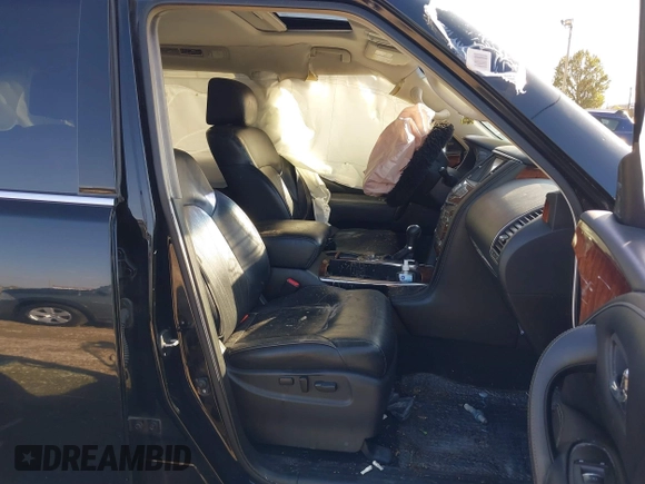 2016 Infiniti QX80 with VIN JN8AZ2NE2G9125635, listed as a IAAI auction lot 40679492 with 145,666 mi miles and . Bid and sale history available at DreamBid. Image 5.