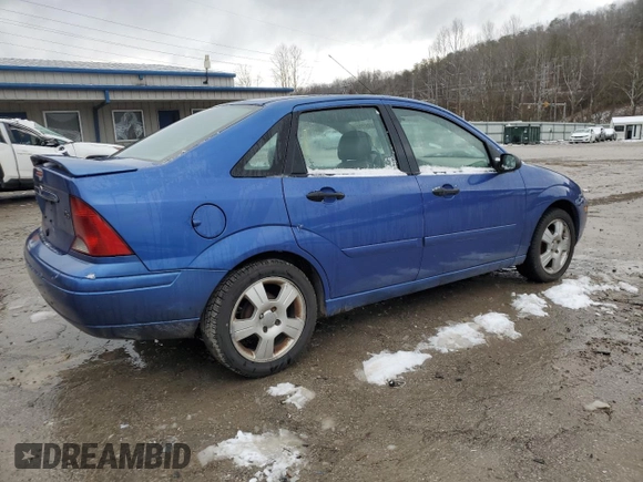 2003 Ford Focus ZTS with VIN 1FAFP38383W243231, listed as a Copart auction lot 86895774 with 124,322 mi miles and Salvage Title. Bid and sale history available at carsss.com. Image 3.