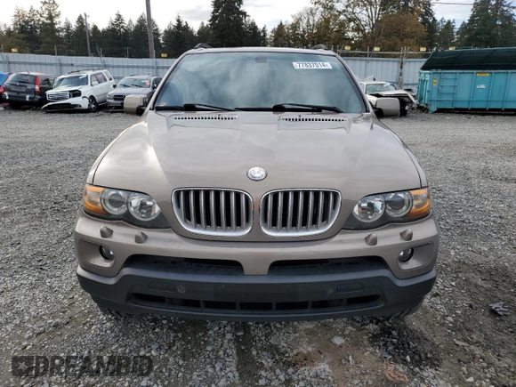 2006 BMW X5 4.4i with VIN 5UXFB53516LV27950, listed as a Copart auction lot 77837014 with 210,855 mi miles and Salvage Title. Bid and sale history available at carsss.com. Image 5.