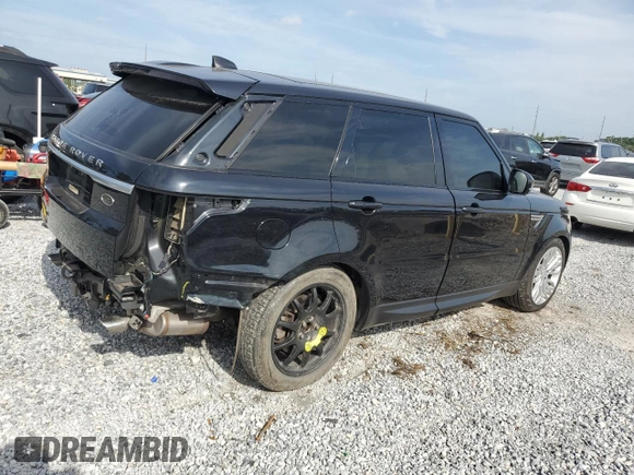 2017 Land Rover Range Rover Sport HSE with VIN SALWR2FV6HA161739, listed as a Copart auction lot 53422235 with 55,983 mi miles and Salvage Title. Bid and sale history available at carsss.com. Image 3.