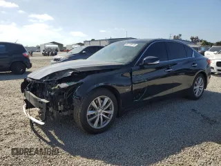 2016 Infiniti Q50 Premium с VIN JN1EV7AR9GM341710, выставлен на аукционе Copart как лот 53710415 с пробегом 64 251 миль миль и Списание • Salvage title. История ставок и продаж доступна на DreamBid. Изображение 1.