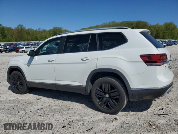 2018 Volkswagen Atlas SEL with VIN 1V2MR2CA4JC579242, listed as a Copart auction lot 56152485 with 97,362 mi miles and Salvage title. Bid and sale history available at DreamBid. Image 2.