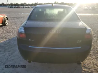 2004 Audi A4 3.0L with VIN WAULT68E34A145795, listed as a Copart auction lot 76507784 with 0 mi miles and Salvage Title. Bid and sale history available at carsss.com. Image 6.