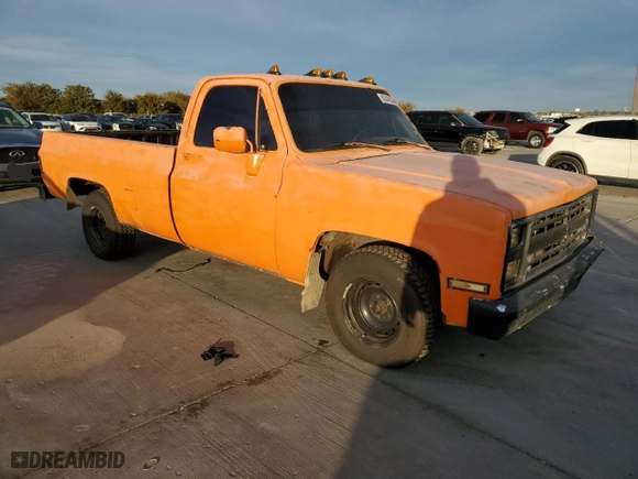 1986 Chevrolet Pickup with VIN 1GCDC14H1GF331577, listed as a Copart auction lot 83849214 with 12,089 mi miles and Clean Title. Bid and sale history available at carsss.com. Image 4.