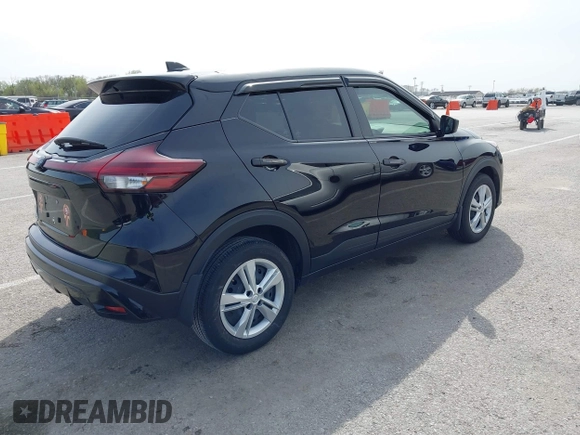 2024 Nissan Kicks S with VIN 3N1CP5BV4RL487138, listed as a IAAI auction lot 41910436 with 12,246 mi miles. Bid and sale history available at carsss.com. Image 4.
