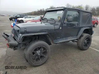 2005 Jeep Wrangler Sport z VIN 1J4FA49S85P353954, wystawiony jako Copart lot #55948235 z przebiegiem 175 870 mil mil oraz Czysty tytuł • Clean title. Historia ofert i sprzedaży dostępna na DreamBid. Obrazek 1.