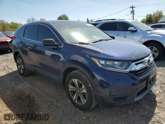 2017 Honda CR-V LX with VIN 2HKRW6H30HH222883, listed as a Copart auction lot 54750255 with 99,114 mi miles and Salvage Title. Bid and sale history available at DreamBid. Image 4.