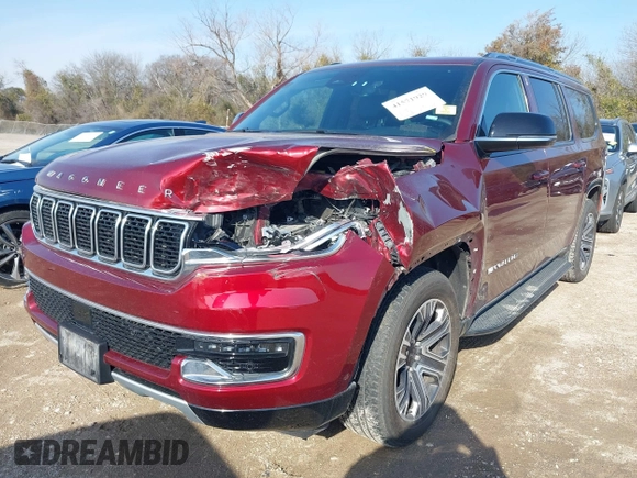 2024 Jeep Wagoneer Series II with VIN 1C4SJSBPXRS101317, listed as a IAAI auction lot 41571929 with 45,489 mi miles and . Bid and sale history available at DreamBid. Image 2.