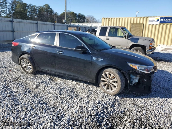 2017 Kia Optima LX with VIN 5XXGT4L36HG124285, listed as a Copart auction lot 46274395 with 116,514 mi miles and Salvage Title. Bid and sale history available at carsss.com. Image 4.