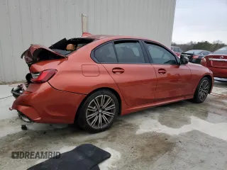 2022 BMW 3 Series M340i with VIN 3MW5U7J04N8C25002, listed as a Copart auction lot 86697464 with 0 mi miles and Salvage Title. Bid and sale history available at carsss.com. Image 3.