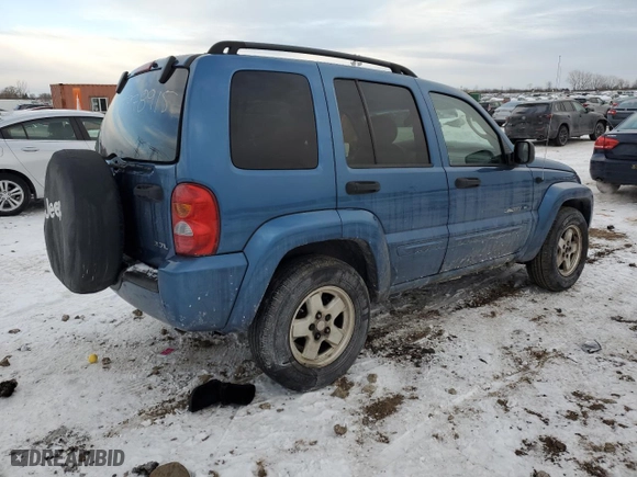 2003 Jeep Liberty Limited with VIN 1J4GL58K73W610384, listed as a Copart auction lot 45978915 with 110,015 mi miles and Salvage Title. Bid and sale history available at carsss.com. Image 3.