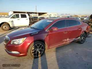 2016 Buick LaCrosse Sport Touring with VIN 1G4G45G30GF177022, listed as a Copart auction lot 87955395 with 126,319 mi miles and Salvage Title. Bid and sale history available at carsss.com. Image 1.