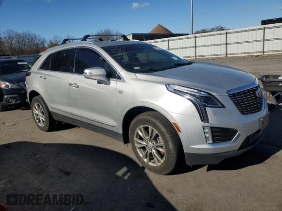 2020 Cadillac XT5 Premium Luxury FWD with VIN 1GYKNCRS4LZ228450, listed as a Copart auction lot 80534104 with Not provided miles and Salvage title. Bid and sale history available at DreamBid. Image 4.