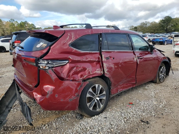 2020 Toyota Highlander XLE with VIN 5TDHZRBH2LS014340, listed as a Copart auction lot 50123595 with 87,305 mi miles and Non Repairable. Bid and sale history available at carsss.com. Image 3.
