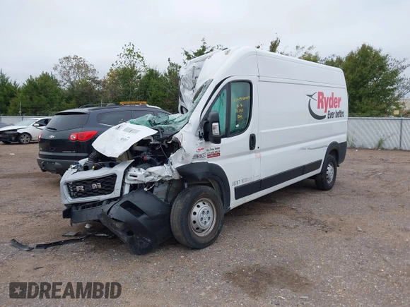 2022 Ram ProMaster Cargo with VIN 3C6LRVDG3NE110280, listed as a IAAI auction lot 40763747 with Not Provided miles and . Bid and sale history available at DreamBid. Image 16.