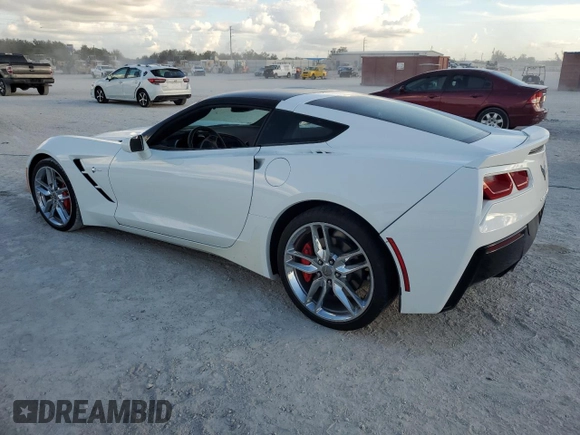 2016 Chevrolet Corvette 2LT with VIN 1G1YC2D75G5107399, listed as a Copart auction lot 85812744 with 27,805 mi miles and Salvage Title. Bid and sale history available at carsss.com. Image 2.