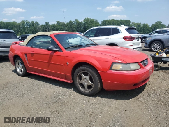 2003 Ford Mustang Deluxe with VIN 1FAFP44423F396045, listed as a Copart auction lot 60459935 with 243,215 mi miles and Salvage title. Bid and sale history available at DreamBid. Image 4.