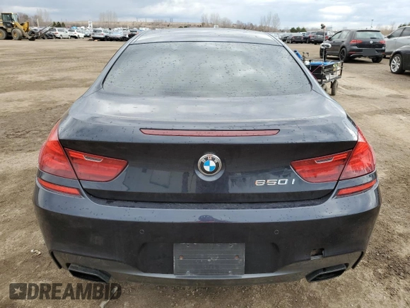 2012 BMW 6 Series 650i xDrive with VIN WBALX5C50CC894207, listed as a Copart auction lot 53240345 with 89,899 mi miles and Clean Title. Bid and sale history available at DreamBid. Image 6.