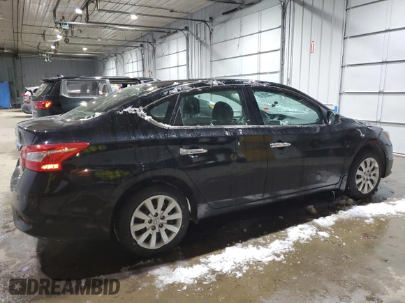 2019 Nissan Sentra S with VIN 3N1AB7AP4KY333882, listed as a Copart auction lot 88328655 with 83,326 mi miles and Salvage Title. Bid and sale history available at DreamBid. Image 3.