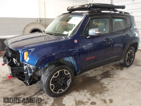 2016 Jeep Renegade Trailhawk with VIN ZACCJBCT0GPD29118, listed as a IAAI auction lot 42406839 with 107,952 mi miles and . Bid and sale history available at DreamBid. Image 19.