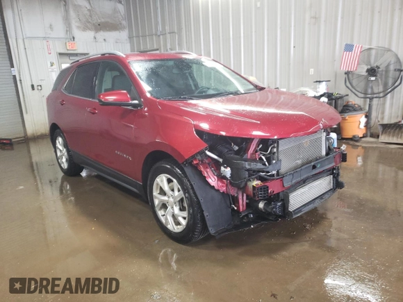 2020 Chevrolet Equinox LT with VIN 3GNAXLEX8LS587222, listed as a Copart auction lot 46708645 with 50,818 mi miles and Salvage Title. Bid and sale history available at carsss.com. Image 4.