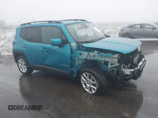 2019 Jeep Renegade Latitude z VIN ZACNJABB6KPK87670, wystawiony jako IAAI lot #41211705 z przebiegiem 38 725 mil mil oraz . Historia ofert i sprzedaży dostępna na DreamBid. Obrazek 1.