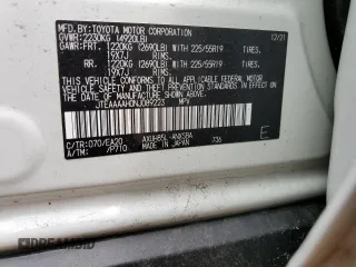 2022 Toyota Venza LE with VIN JTEAAAAH0NJ089223, listed as a Copart auction lot 53374414 with 50,161 mi miles. Bid and sale history available at carsss.com. Image 13.