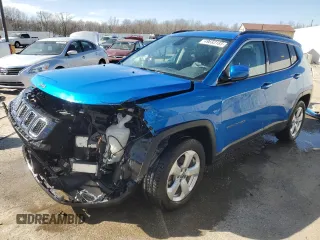 2018 Jeep Compass Latitude with VIN 3C4NJCBB7JT287103, listed as a Copart auction lot 49693185 with 0 mi miles and Non Repairable. Bid and sale history available at carsss.com. Image 1.