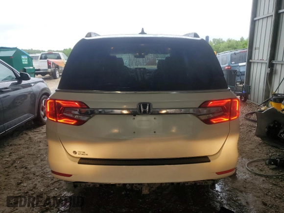 2019 Honda Odyssey EX-L with VIN 5FNRL6H76KB045998, listed as a Copart auction lot 51854455 with 42,558 mi miles and Salvage Title. Bid and sale history available at carsss.com. Image 6.